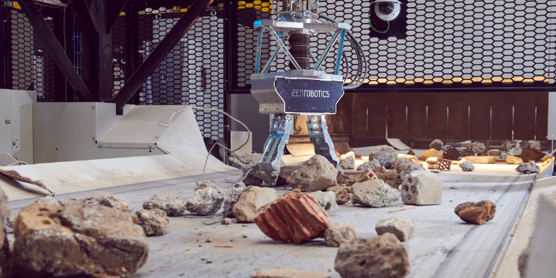 Bouwafval robot