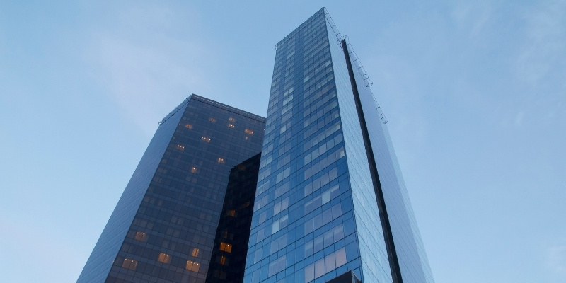 Houten wolkenkrabber