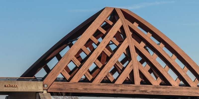 Accoya hout Houten Krúsrakbrug
