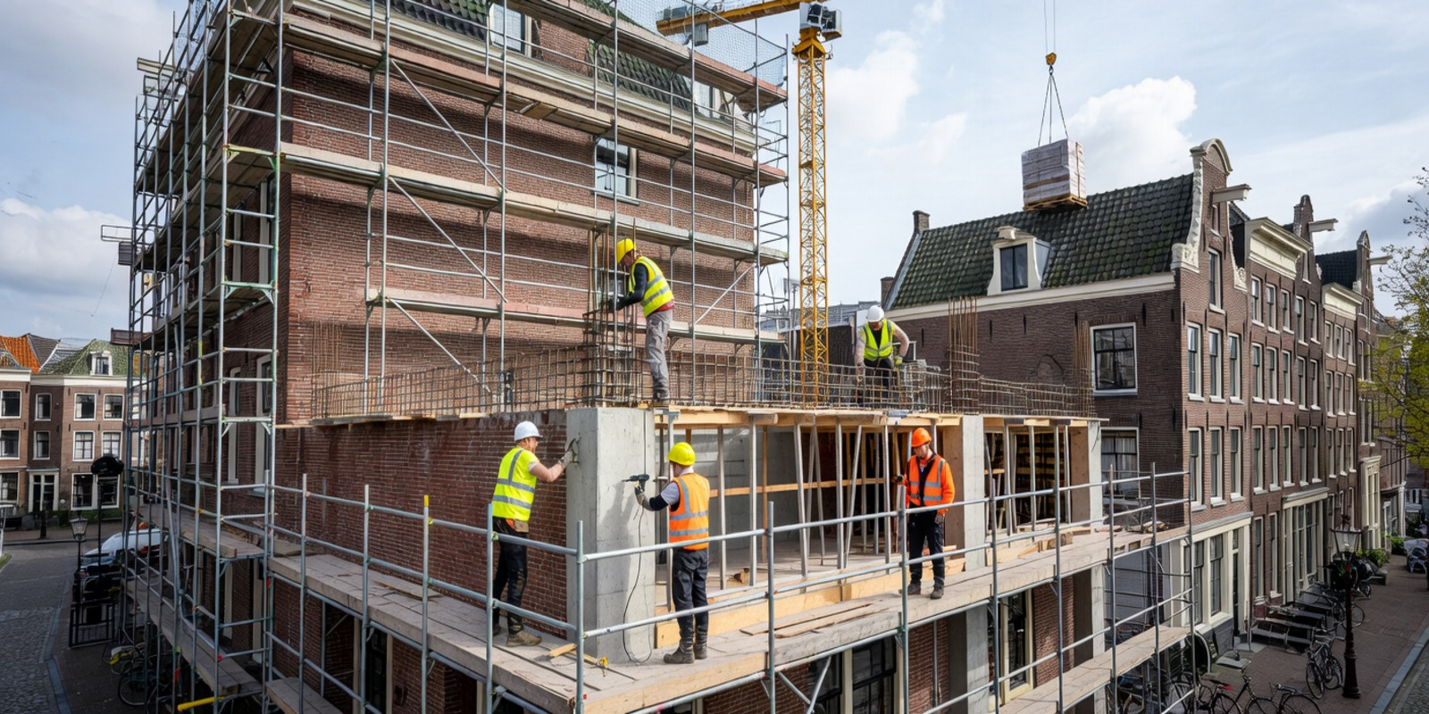 Optoppen appartementengebouw VvE