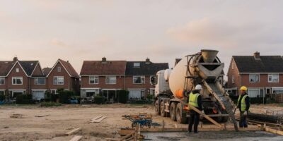 Groen beton